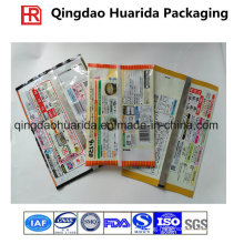 Plastic Laminate Customized Back Sealed Seafood Packaging Pouch